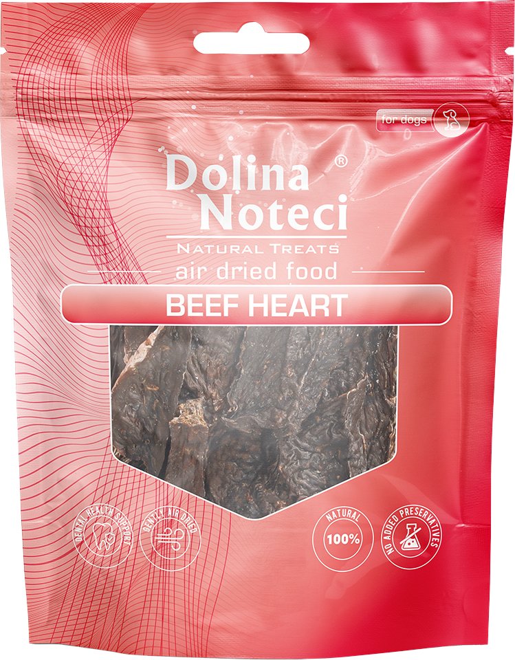 Dolina Noteci Natural Treats Rinderherz - Sparpaket: 3 x 100 g