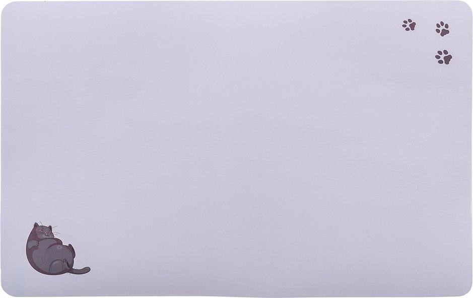 Trixie Napfunterlage dicke Katze/Pfoten - L 44 x B 28 cm
