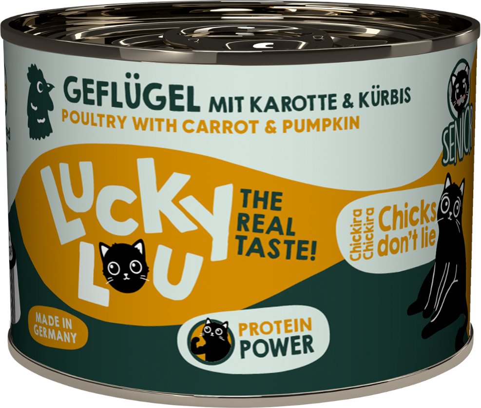 Thumbnail - Sparpaket Lucky Lou Senior 24 x 200 g - Geflügel