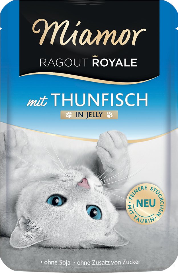 Sparpaket Miamor Ragout Royale in Jelly 22 x 100 g - Thunfisch
