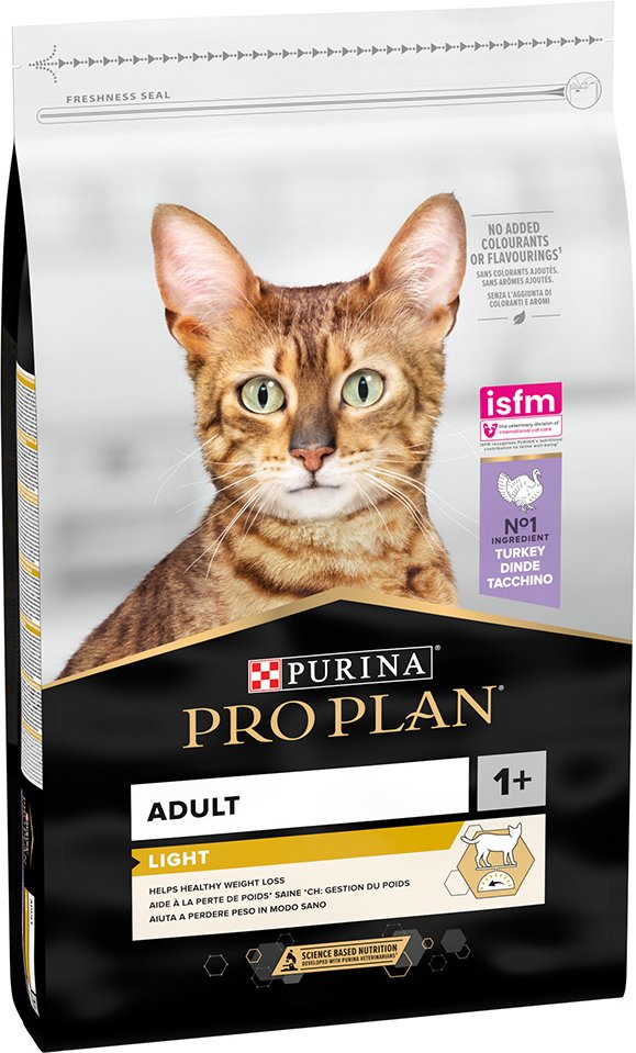 PURINA PRO PLAN Light Adult reich an Truthahn - Sparpaket: 2 x 10 kg