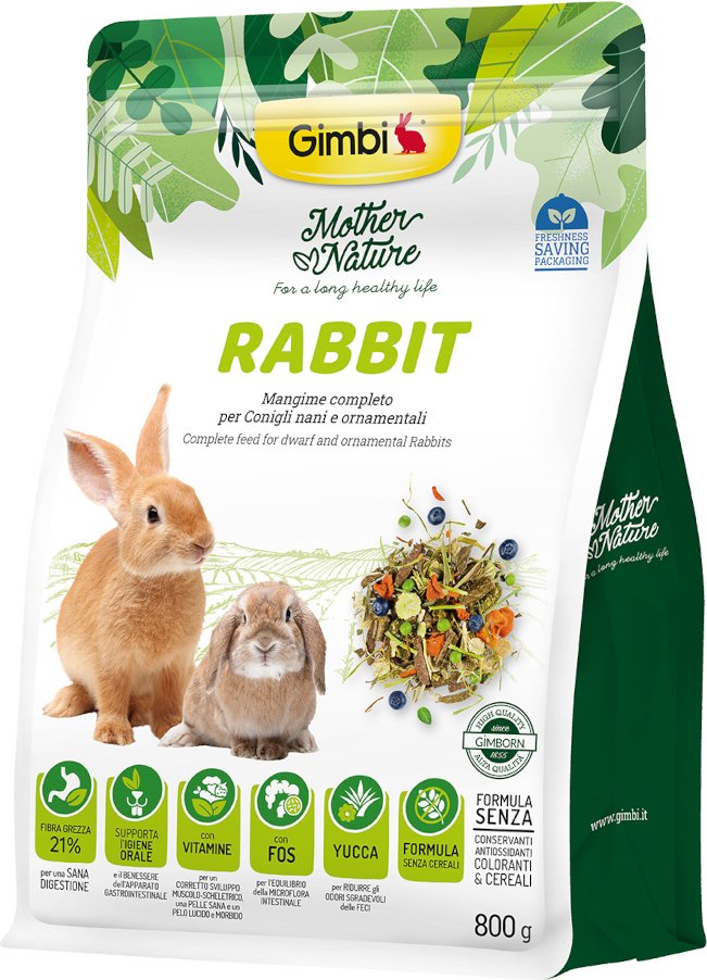 Gimbi Mother Nature Rabbit - 800 g