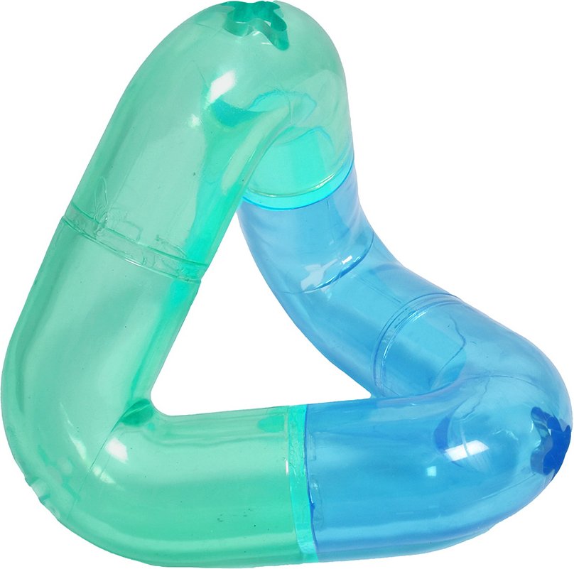 Bobby Hundespielzeug Pyramide - blau: L 14,1 x B 14,1 x H 9,2 cm