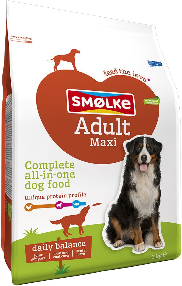 Smølke Hund Adult Maxi - 3 kg