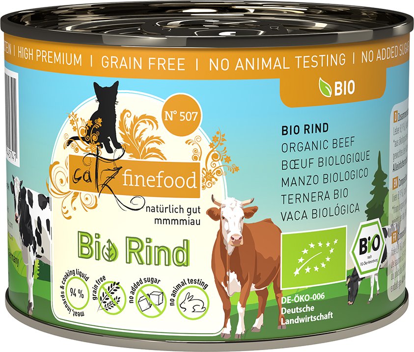 catz finefood Bio 6 x 200 g - No.507 Bio-Rind