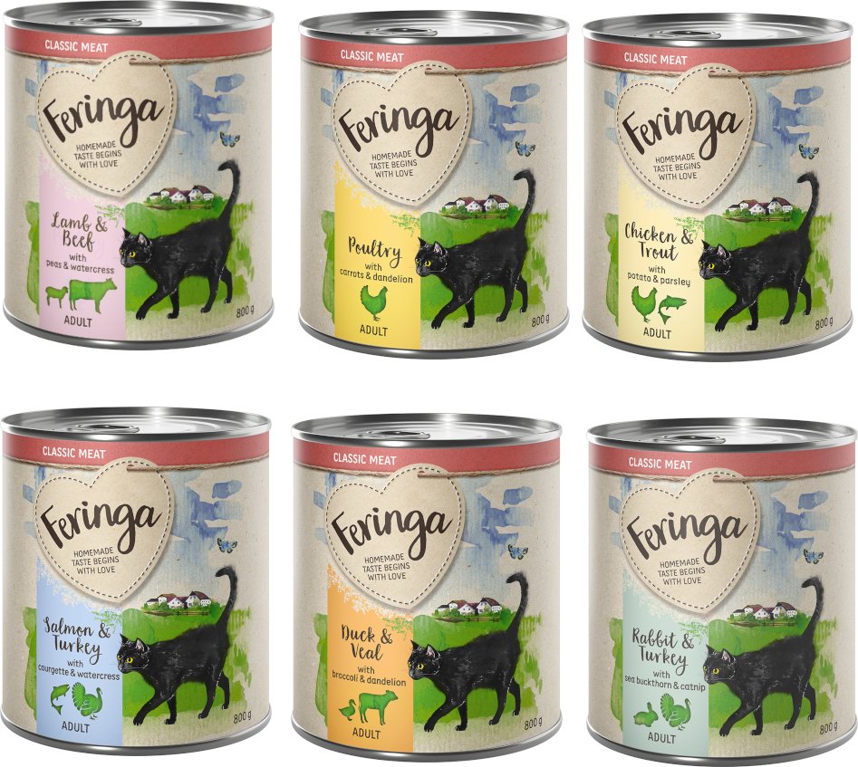 Probiermix Feringa Classic Meat Menü 6 Sorten 200/800 g - 6 x 800 g (6 Sorten)