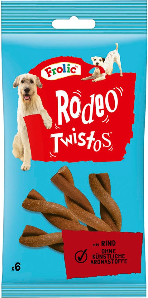Frolic Rodeo Twistos - mit Rind (18 x 6 Stück)
