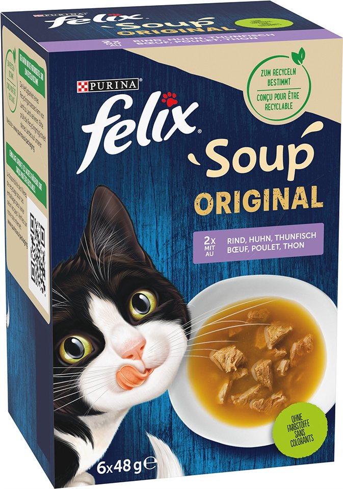 Thumbnail - Felix Soup 6 x 48 g - Gemischte Vielfalt
