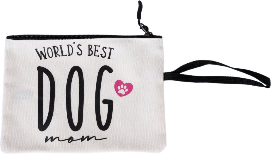 TIAKI Kosmetiktasche "World's Best Dog Mom" - 1 Stück