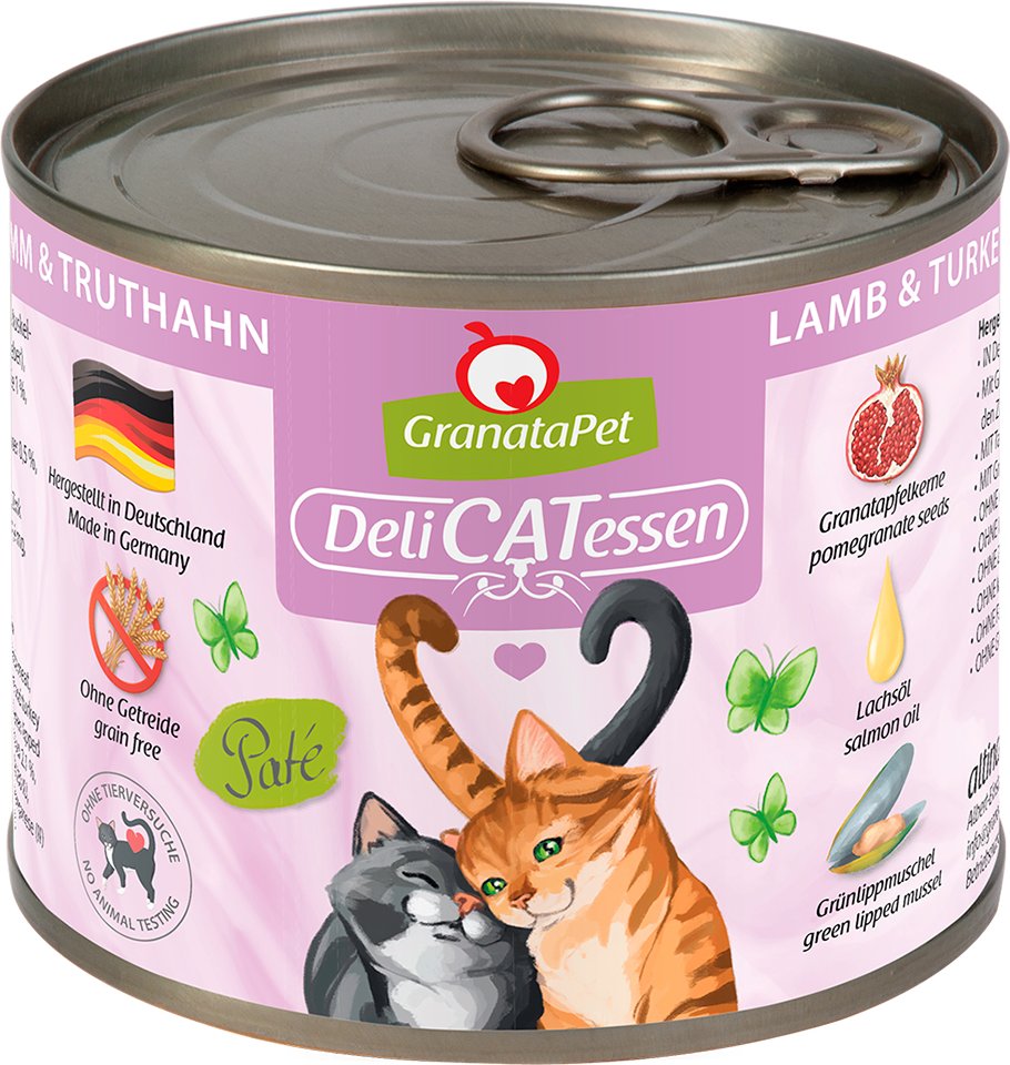 Sparpaket GranataPet DeliCatessen 24 x 200 g - Lamm & Truthahn