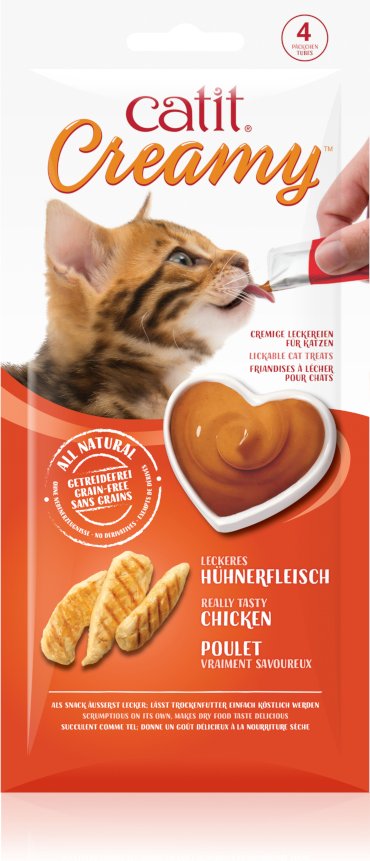 Catit Creamy 4 x 10 g - Huhn