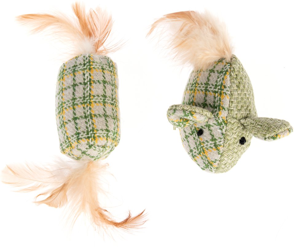 Modern Living Glasgow Katzenspielzeug-Set Mäuse mit Katzenminze - 2er Set