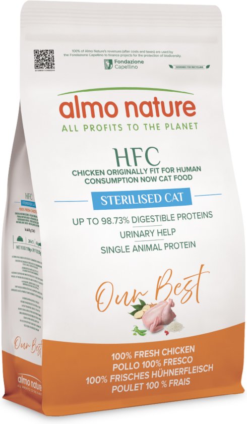 Almo Nature HFC Adult Sterilized Huhn - Sparpaket: 2 x 1,2 kg