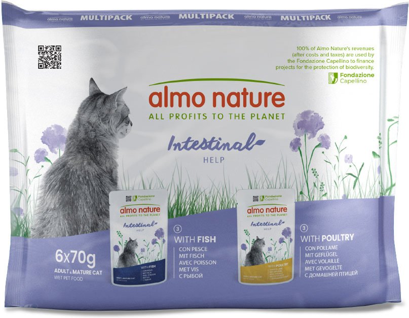 Almo Nature Functional Intestinal Help 24 x 70 g Geflügel & Fisch
