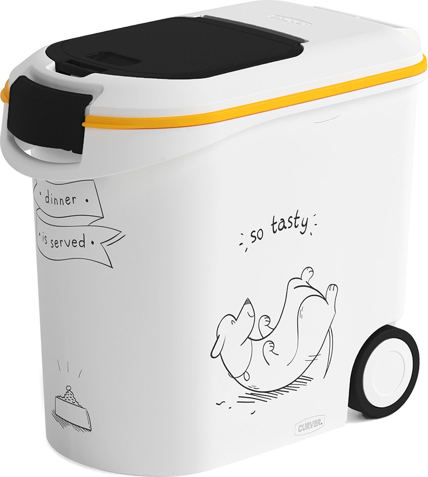 Thumbnail - Curver Trockenfutterbehälter Hundesilhouette - bis 12 kg Trockenfutter