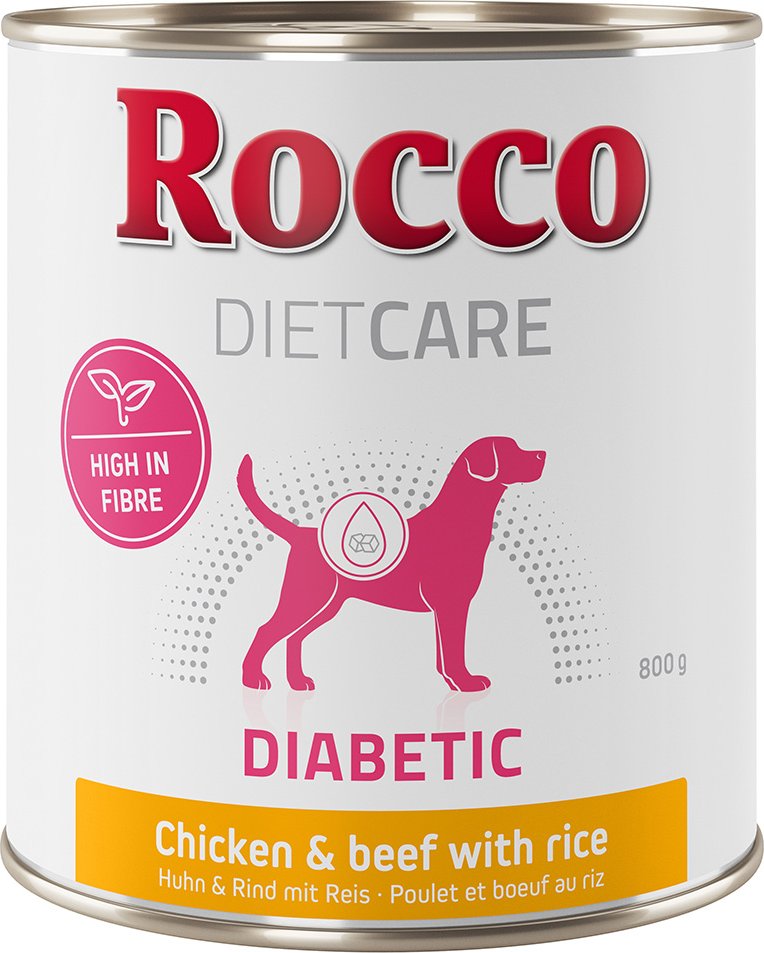 Rocco Diet Care Diabetic Huhn & Rind mit Reis 800g 12 x 800 g