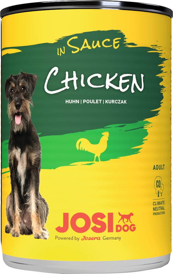 JosiDog Nassfutter in Soße 12 x 415 g - Huhn