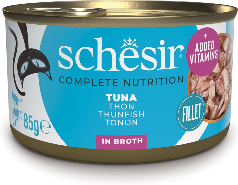 Sparpaket Schesir Complete Nutrition Filet in Brühe 24 x 85 g - Thunfisch