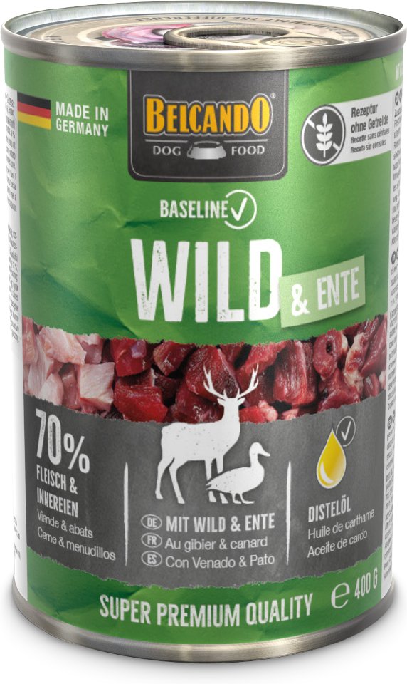 Sparpaket Belcando Baseline 24 x 400 g - Wild & Ente