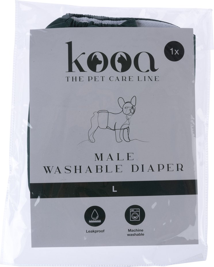 kooa Waschbare Windel für Rüden - Größe L