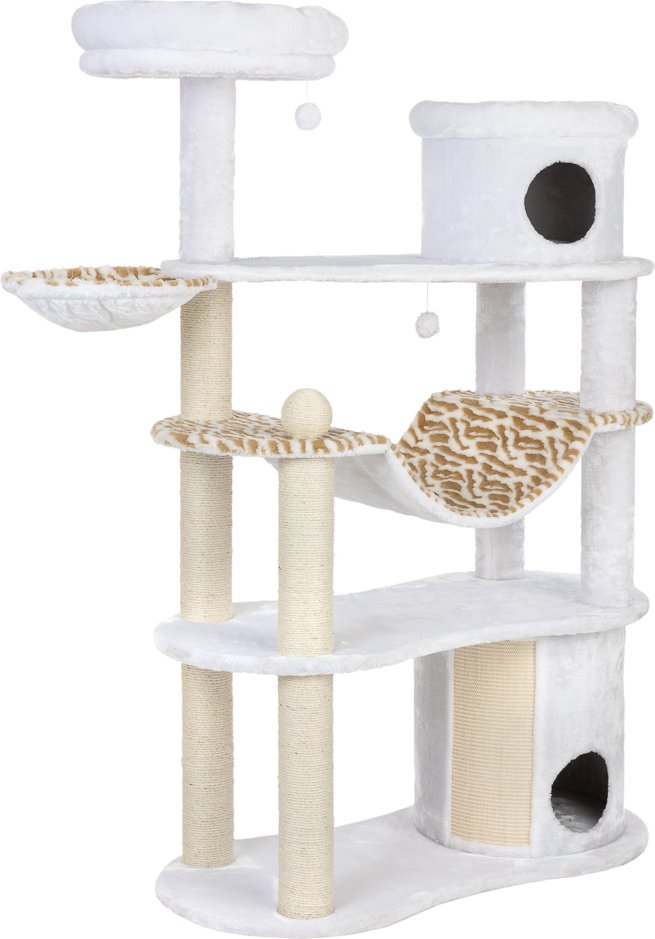 Kratzbaum White Tiger XXL - weiß (2 Pakete*)