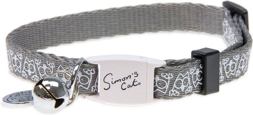 Simon's Cat Katzenhalsband - grau