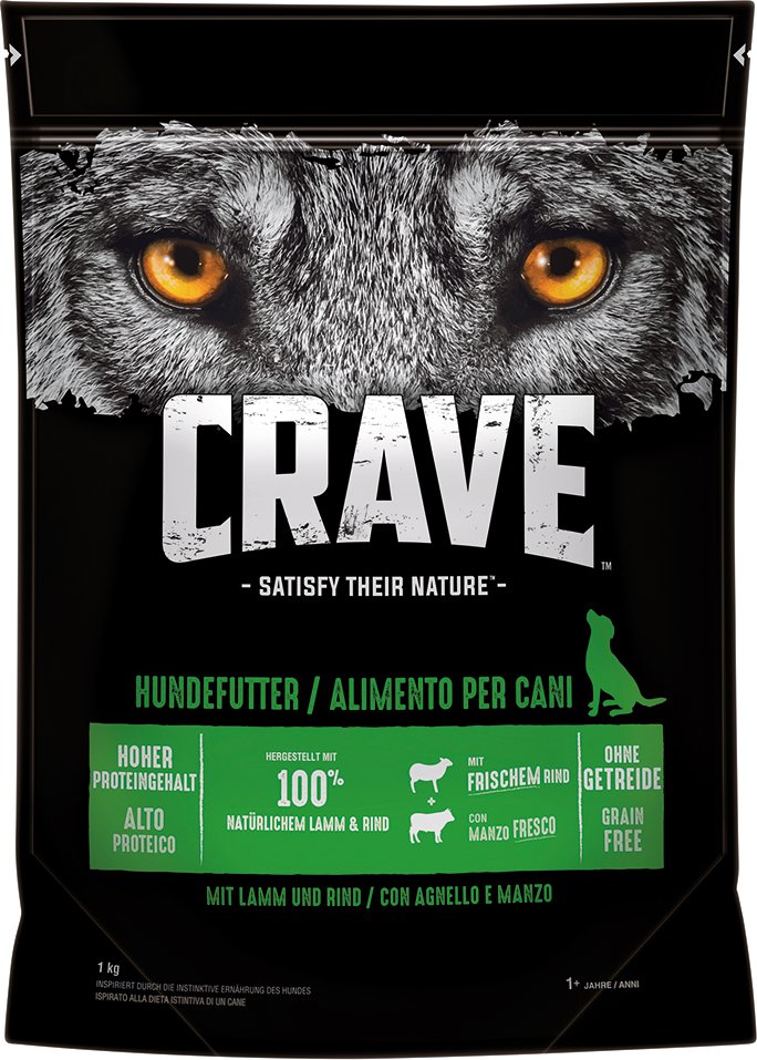 Crave Adult mit Lamm & Rind - 1 kg