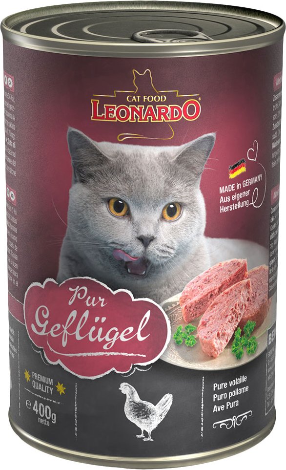 Thumbnail - Sparpaket Leonardo Katzenfutter All Meat 24 x 400 g - Geflügel pur