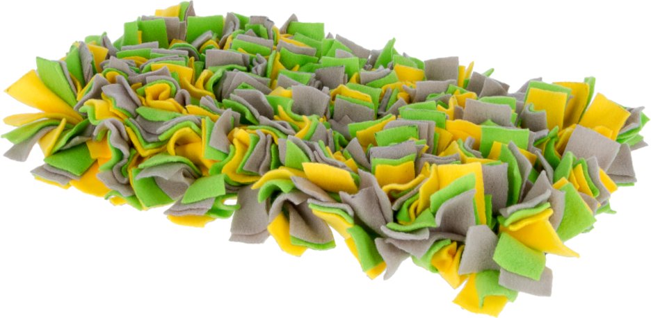 Kerbl Pet Schnüffelteppich - L 50 x B 30 cm, gelb/grün