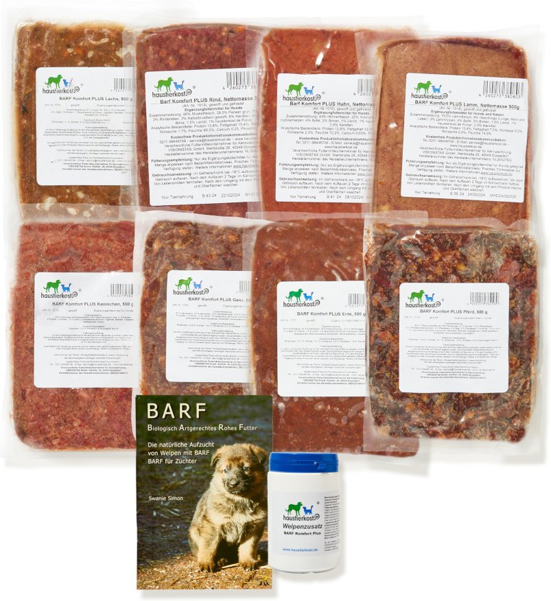 Haustierkost WelpenBox Menü 1 - 8 kg