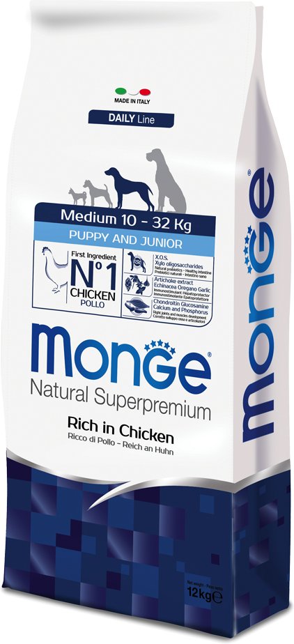 Monge Super Premium Puppy Junior Medium - 12 kg