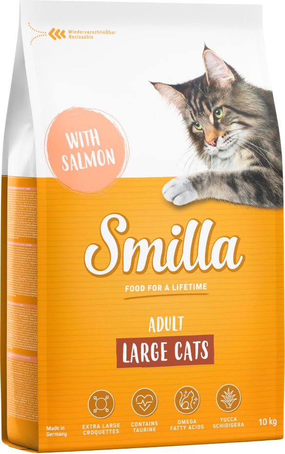 Smilla Adult Large Cats mit Lachs - Sparpaket: 2 x 10 kg