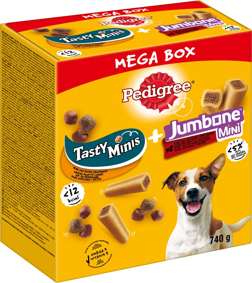 Pedigree Tasty Minis & Jumbone Riesenknochen Mini - 740 g