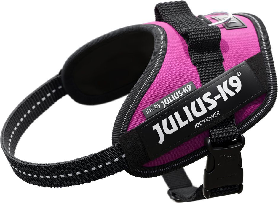 Julius-K9 IDC Powergeschirr, dunkelpink - Größe XS: Brustumfang 40 - 53 cm