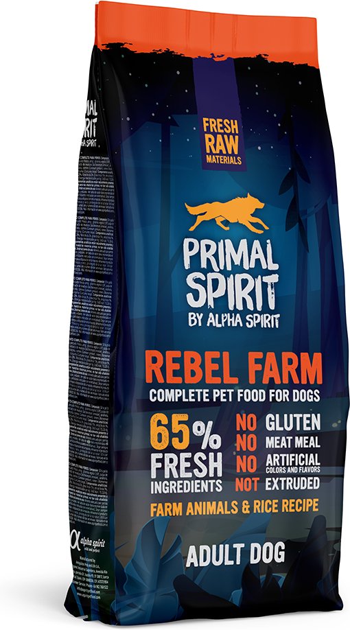Primal Spirit 65% Rebel Farm Hundefutter - 12 kg