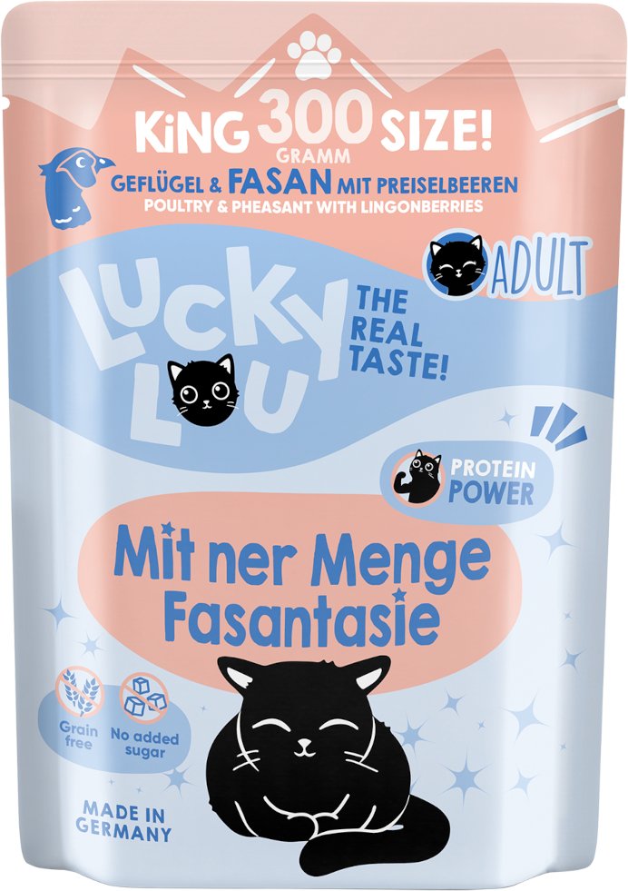 Lucky Lou Adult 6 x 300 g - Geflügel & Fasan