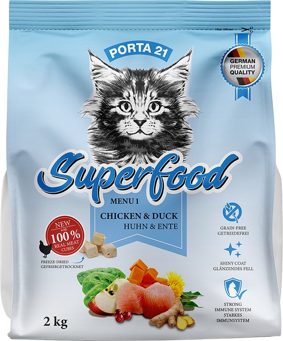 Porta 21 Superfood Menu 1 Huhn & Ente - 2 kg