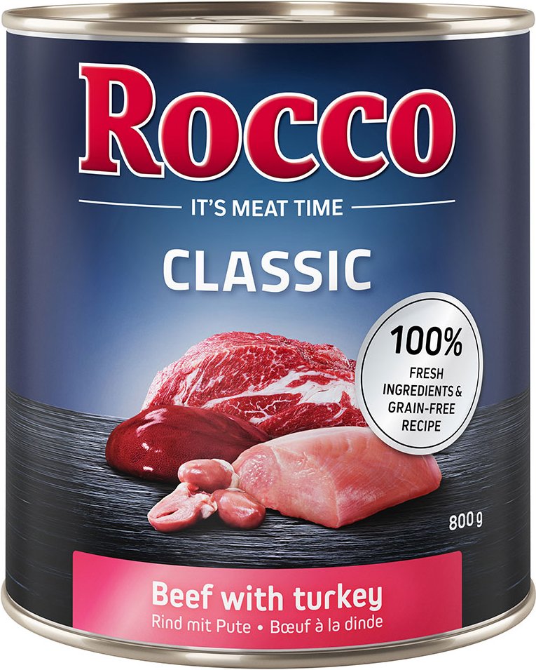 Rocco Classic 6 x 800 g - Rind mit Pute
