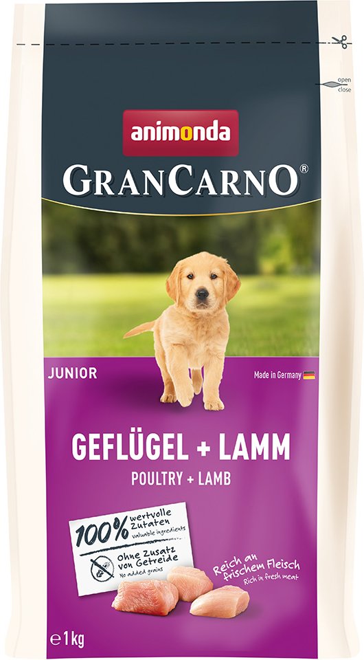 animonda GranCarno Junior Geflügel + Lamm - 1 kg
