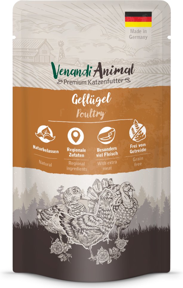 Thumbnail - Venandi Animal 12 x 125 g - Geflügel