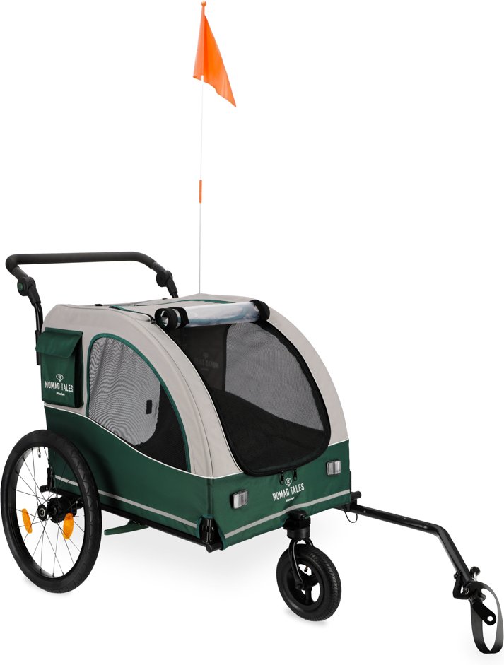 Nomad Tales Spirit Bike Trailer für E-Bike - L 145 x B 84 x H 103 cm, bis 45 kg