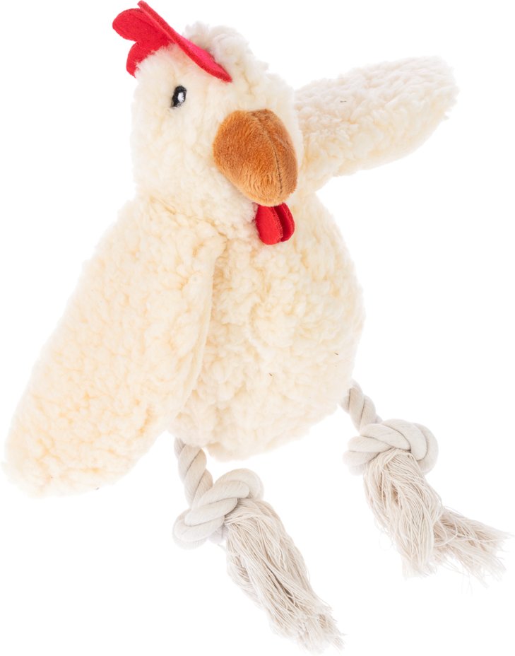 zooplus Basics Hundespielzeug Huhn - L 30 x B 15 x H 14 cm