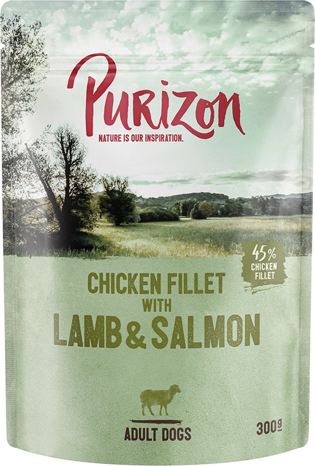 Purizon Original Adult 6 x 300 g - Hühnerfilet mit Lamm & Lachs, Kartoffel & Birne