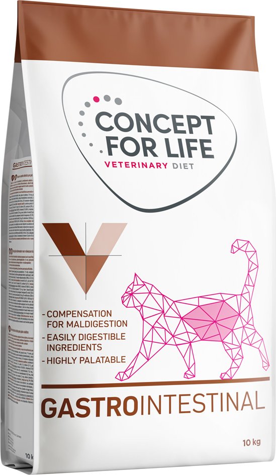Concept for Life Veterinary Diet Gastrointestinal Trockenfutter Katze - NEU: Sparpaket 2 x 10 kg