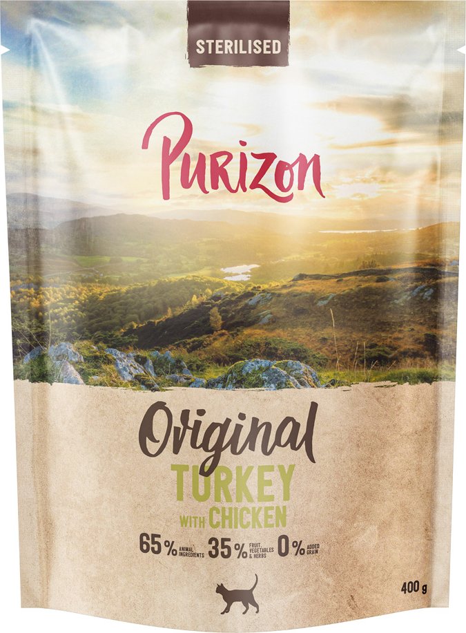 Purizon Sterilised Adult Truthahn & Huhn - getreidefrei - NEU: 400 g
