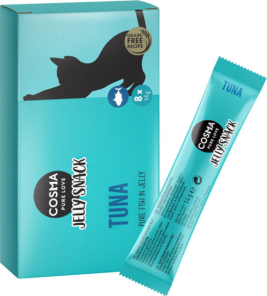 Sparpaket Cosma Jelly Snack 24 x 14 g - Thunfisch