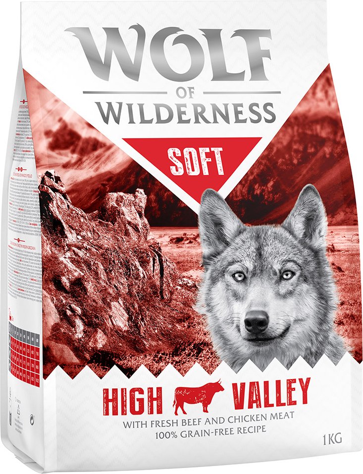 Wolf of Wilderness "Soft - High Valley" Rind - getreidefrei - Sparpaket: 5 x 1 kg