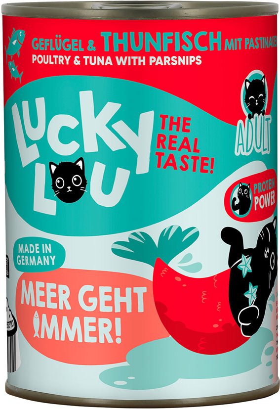 Sparpaket Lucky Lou Adult 24 x 400 g - Geflügel & Thunfisch