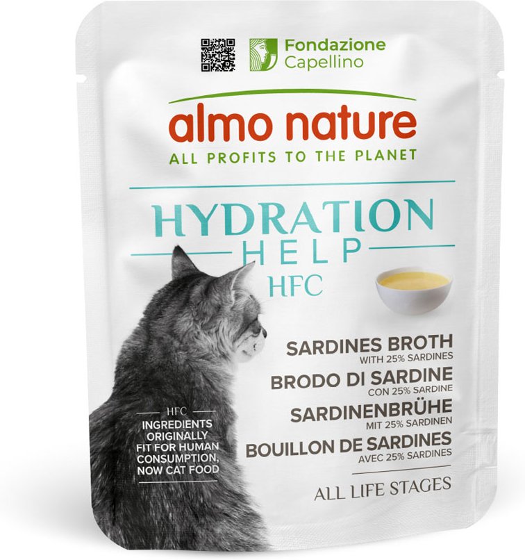 Thumbnail - Sparpaket Almo Nature HFC Hydration Help 24 x 50 g - Sardinenbrühe mit Sardinen
