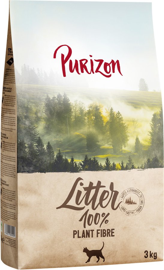 Purizon pflanzliche Katzenstreu - 8 L